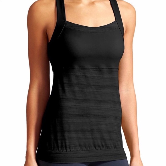 NWT Athleta Crunch and Punch Tank Navy XXS - Picture 2 of 6